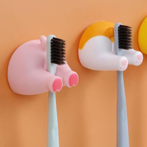 OP PWONG Cute Animal Toothbrush Holder