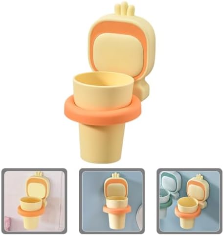 Excearth Toothbrush Holder Wall-Mounted Space-Saving Durable Organizer