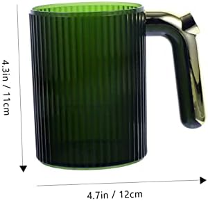 SOLUSTRE Elegant Handle Toothbrush Tumbler Mouthwash Cup