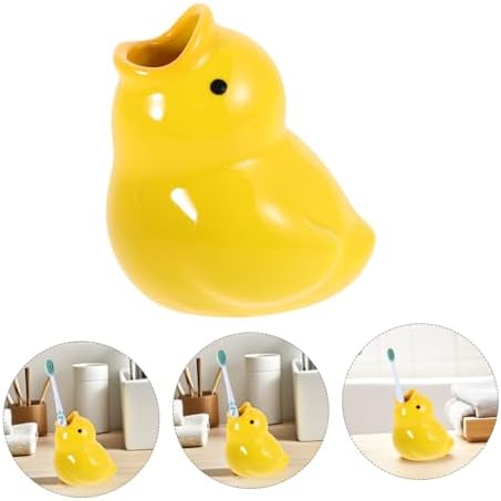Adorable Ceramic Toothbrush Holder for Travel and Home