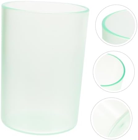 IWOWHERO Transparent Toothbrush Cup for Adults