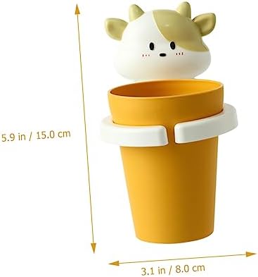 VOSAREA Cartoon Gargle Cup Wall Mounted Toothbrush Holder