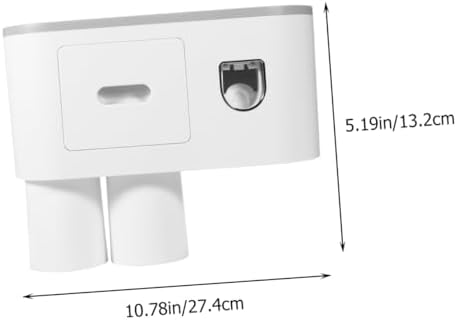 All-in-One Wall-Mounted Toothbrush Holder With Gargle Rack Toothpaste Dispenser