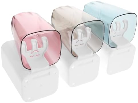 1Set Multifunction Wall Mounted Toothbrush Rack with Cups
