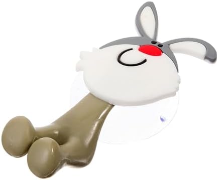 Ciieeo Cute Rabbit Toothbrush Holder Suction Cup Rack for Kids