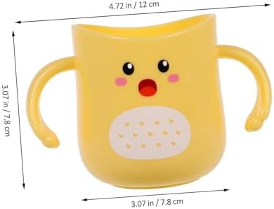 Ergonomic Cartoon Toothbrush Cup tumbler for Boys Durable Easy to Clean