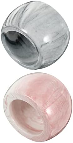 Stylish Marble Pattern 2-Piece Electric Toothbrush Holder