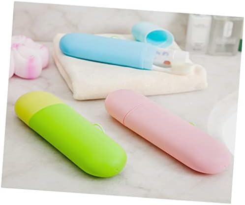 DECHOUS Compact Travel Toothbrush Toothpaste Holder