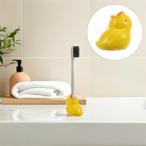 Cute Ceramic Toothbrush Holder for Kids TOVINANNA
