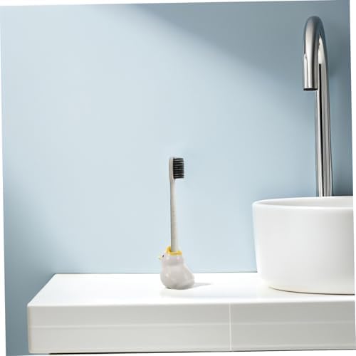 Beaupretty Cute Ceramic Toothbrush Holder for the Bathroom