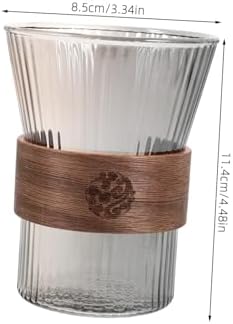 Stylish Reusable Glass Toothbrush Cup Set for the Bathroom