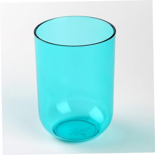 COOLHIYA 2-Piece Transparent Toothbrush Cups Multi-Functional Gargle Mugs for Adults