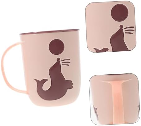 Totority Baby Mouthwash Cup Dolphin Toothbrush Holder Portable Travel Tumbler
