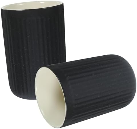 2-Piece Retro Toothbrush Cups for Home and Travel