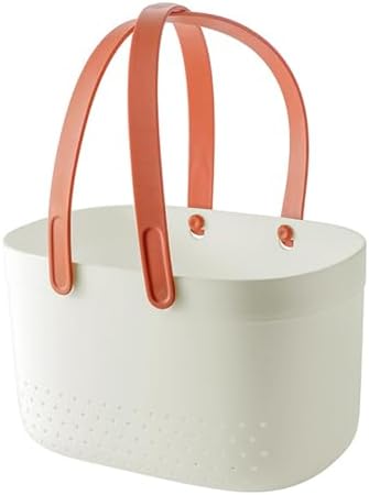 Nurnesy Large Capacity Plastic Shower Storage Basket Organizer