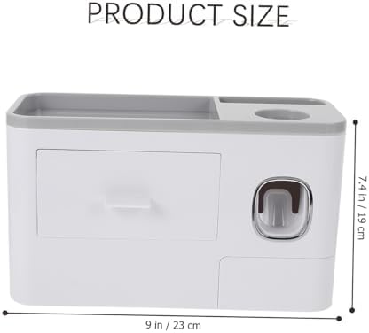 DECHOUS Space Saving Wall-Mounted Toothbrush Holder