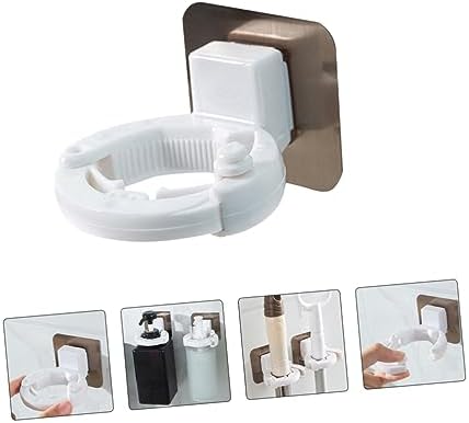 Cabilock 3pcs Wall Mounted Shower Gel Bottle Rack