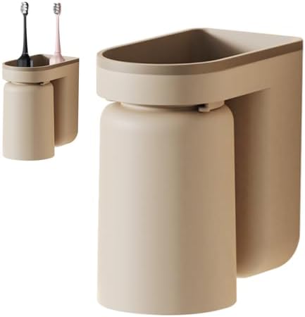Bathroom Wall Toothbrush Holder with Easy Mounting
