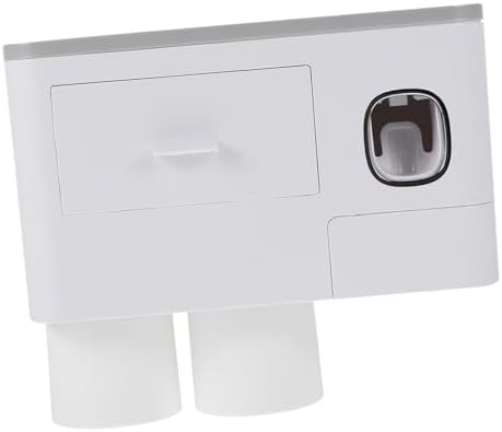 wall Mounted Toothbrush Holder with Storage