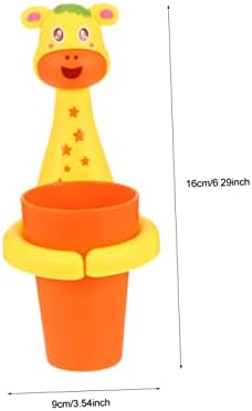 No-Punching Wall-Mounted Toothbrush Cup for Kids