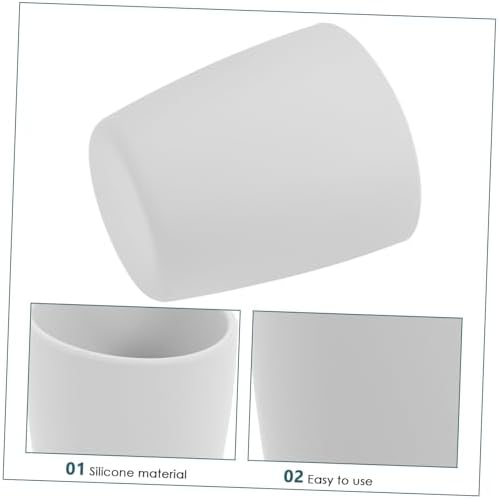 4-Piece Silicone Drop-Open Mouth Cup Set for Boys and Girls