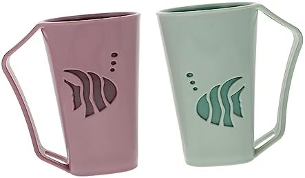 Two-Piece BAZEITFLOW Toothbrush Holder PE Material Strong Practical Bathroom Organizer