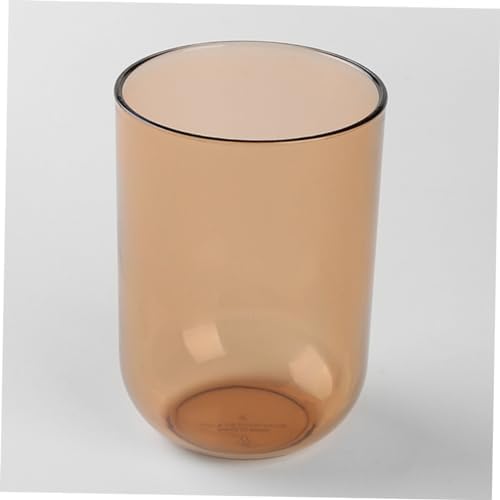COOLHIYA 2-Piece Transparent Toothbrush Cups Multi-Functional Gargle Mugs for Adults