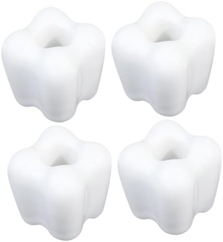 4-Pack Creative Tooth Shaped Toothbrush Holder