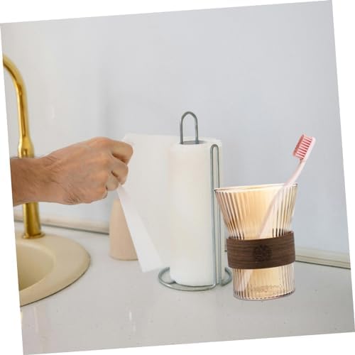 MAGICLULU Elegant Glass Toothbrush Cup