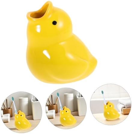 Cute Durable Ceramic Toothbrush Holder for the Bathroom