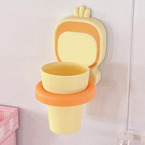 Excearth Toothbrush Holder Wall-Mounted Space-Saving Durable Organizer