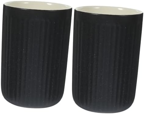 2Pcs Vintage Toothbrush Cup Reusable Bathroom Tumbler
