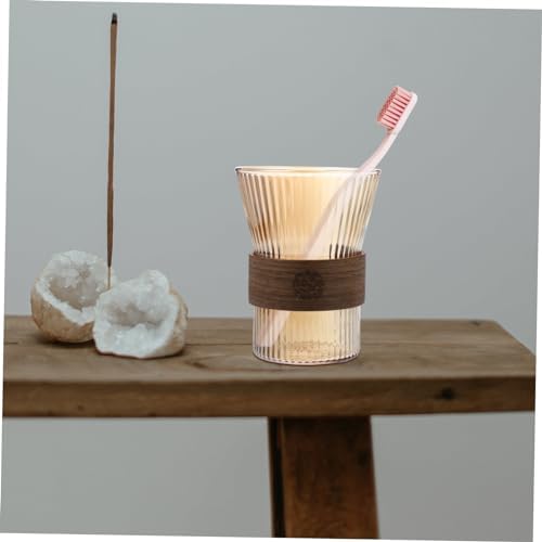 Bathroom Toothbrush Cup Reusable Glass Tumbler