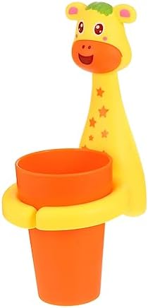 No-Punching Wall-Mounted Toothbrush Cup for Kids