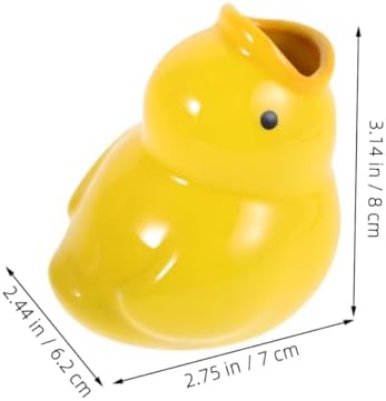 2pcs Cute Ceramic Animal Toothbrush Holder for Boys and Girls