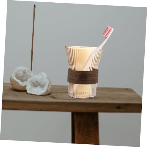 Stylish Glass Toothbrush Cup for Bathroom and More Convenient everyday use