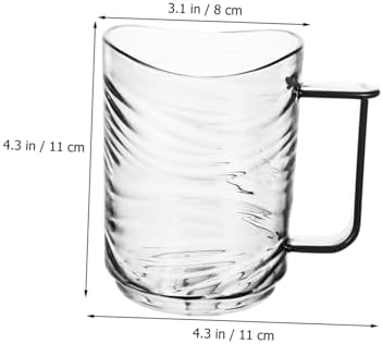 Ergonomic Handle Toothbrush Holder Cups