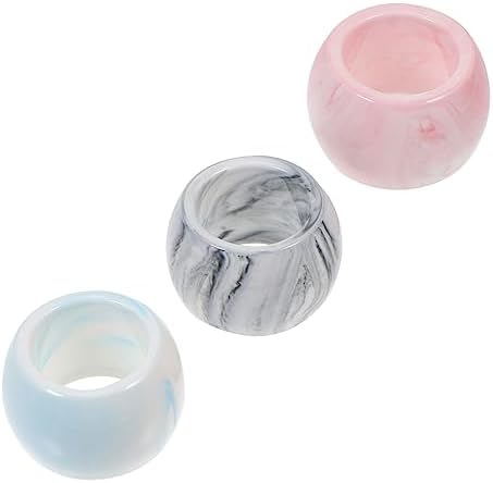 GLEAVI 3PC Ceramic Electric Toothbrush Holder Set