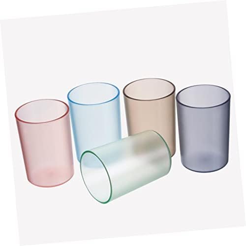 Elegant Transparent Toothbrush Holder mug for Adults