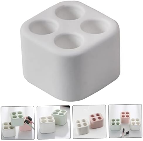 Durable White Mini Diatomite Toothbrush Stand