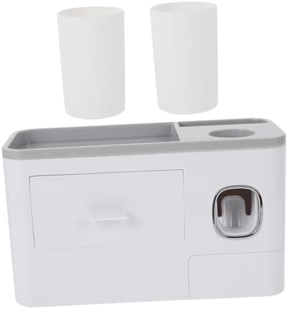 DECHOUS Space Saving Wall-Mounted Toothbrush Holder