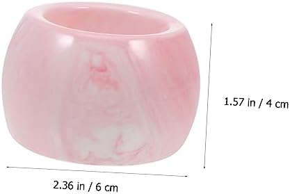 3Pc Marble Ceramic Electric Toothbrush Holder Organizer - Stylish Space Saving Easy to Clean