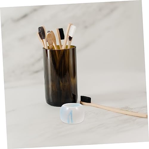 3Pc Marbling Electric Toothbrush Compact Holder