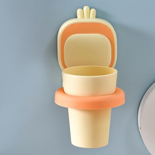 1set Wall-Mounted Toothbrush Holder for Boys and Girls