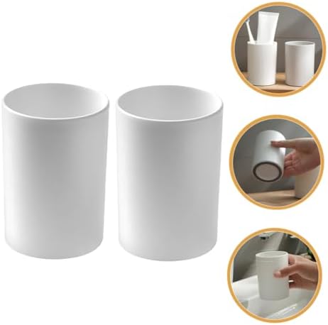 Cabilock Reusable Stylish Bathroom Tumbler Cup Set for Toothbrush Mouthwash