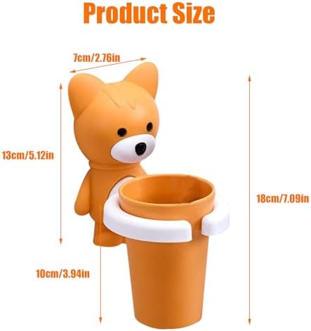 Mini Cartoon Fox Toothbrush Holder