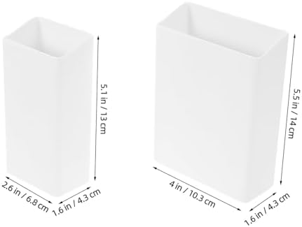 2-Piece Wall-Mounted Toothbrush Holders