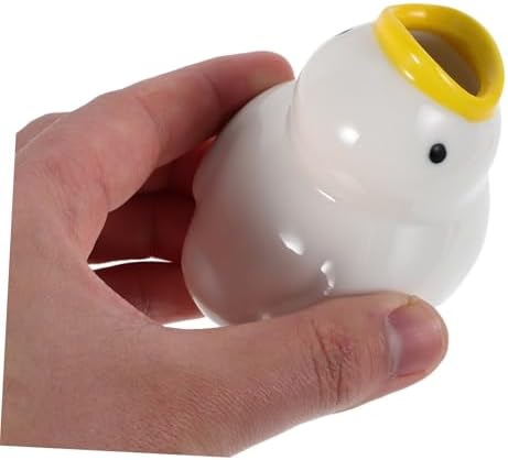 Bestyash Cute Ceramic Cartoon Duck Toothbrush Holder Bathroom Organizer
