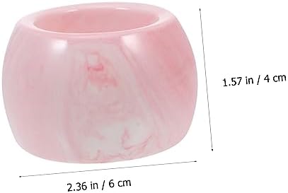 compact 3Pcs Marbling Electric Toothbrush Holder Ceramic for Bathroom Organization