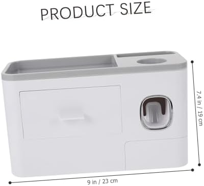 Stylish Wall-Mounted Toothbrush Holder with Storage Case for EasyOrganization